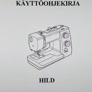 Käyttöohje Janome Hild